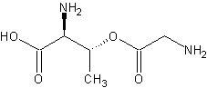 甘氨酰-DL-苏氨酸结构式