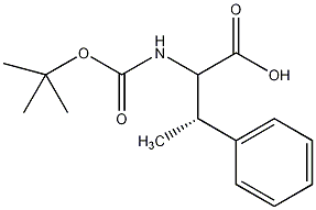N-Boc-赤型-L-β-甲基苯丙氨酸结构式