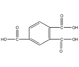 1,2,4-苯三甲酸结构式