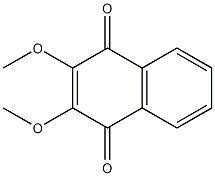 2,3-二甲氧基-1,4-萘醌结构式