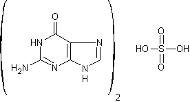 鸟嘌呤硫酸盐结构式