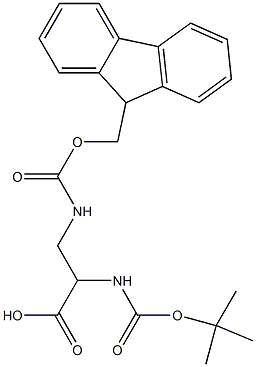 FMOC-L-2,4-二胺基酪酸结构式