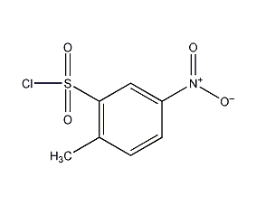 2-甲基-5-硝基苯磺酰氯结构式