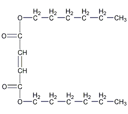 马来酸二己酯结构式