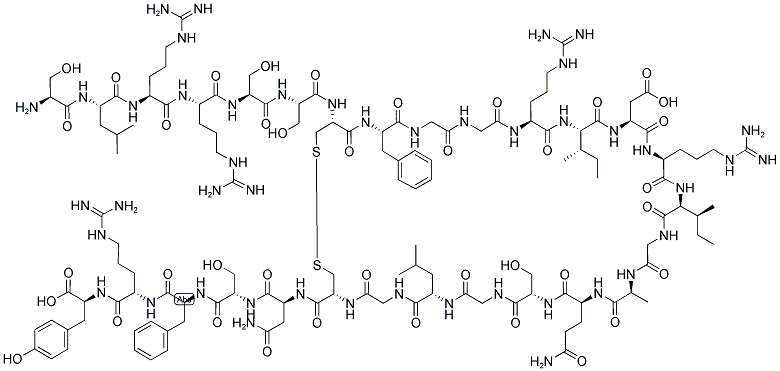 心房利尿钠因子(1-28) (鼠)结构式
