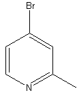 4-溴-2-甲基吡啶结构式