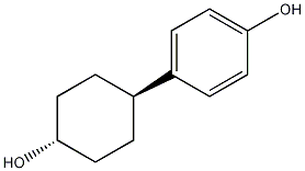 对(反式-4-羟基环己基)酚结构式