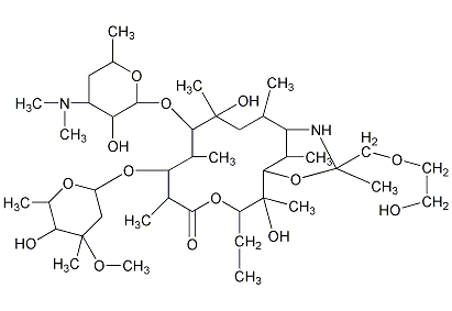 氟红霉素结构式