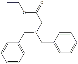 N,N-二苯甲基甘氨酸乙基醚结构式