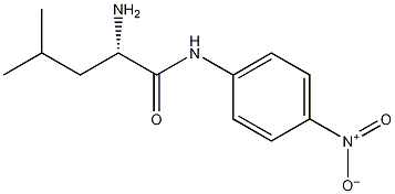 L-亮氨酸-4-硝基苯胺结构式