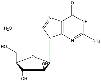 9-β-D-糖呋喃鸟嘌呤结构式