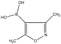 3,5-二甲基异恶唑-4-硼酸结构式