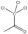 1,1,1-三氯丙酮结构式