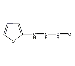 反-β-2-呋喃丙烯醛结构式