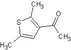 3-乙酰基-2,5-二甲基噻吩结构式