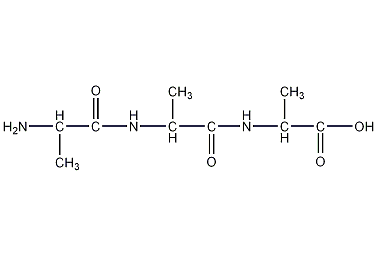 H-D-丙氨酸-D-丙氨酸-D-丙氨酸羟基结构式