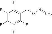 O-(2,3,4,5,6-五氟苄基)甲醛肟结构式