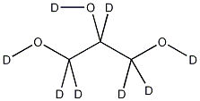丙三醇-d8结构式
