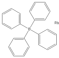 四苯基硼酸铷结构式