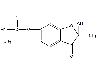 3-酮克百威结构式