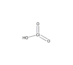 氯酸结构式