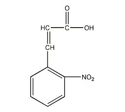 邻硝基肉桂酸结构式