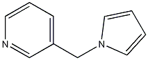 3-(吡咯-1-甲基)吡啶结构式