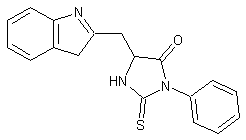 乙内酰胺硫脲色氨酸结构式
