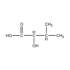 2-羟基-3-甲基丁酸结构式