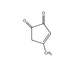 4-甲基-3-环戊烯-1,2-二酮结构式