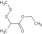 2-(甲基二硫基)丙酸乙酯结构式