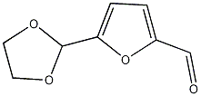 5-(1,3-二氧戊环-2-基)-2-糠醛结构式