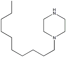 1-正癸哌嗪结构式