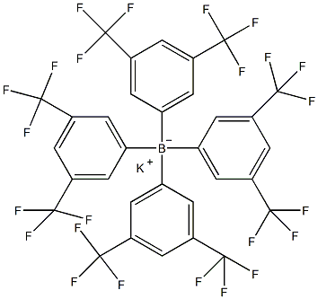 四[3,5-二(三氟甲基)苯基]硼酸钾结构式