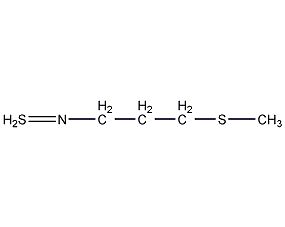 3-(甲硫基)丙基异硫氰酸酯结构式