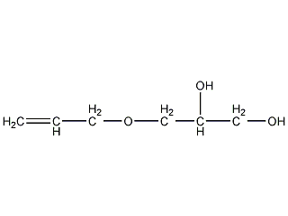 3-烯丙氧基-1,2-丙二醇结构式