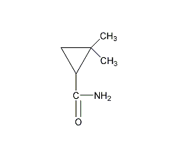 2,2-二甲基环丙甲酰胺结构式