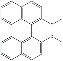 (R)-(+)-2,2'-二甲氧基-1,1'-联萘结构式