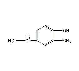 4-乙基-2-甲基苯酚结构式