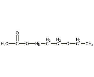 2-乙氧基乙基醋酸汞结构式