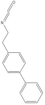 2-(4-联苯基)乙基异氰酸酯结构式