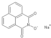 N-羟基萘二甲酰胺钠结构式
