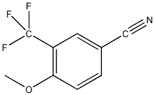 4-甲氧基-3-(三氟甲基)苯甲腈结构式