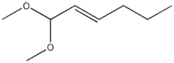 反-2-己烯醛二甲基乙缩醛结构式