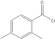 2,4-二甲基苯甲酰氯结构式