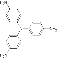 三(4-氨苯基)胺结构式