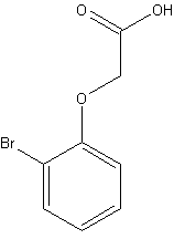 2-溴苯氧基乙酸结构式