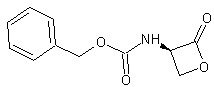 N-苄氧羰基-L-色氨酸β-内酯结构式