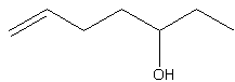 6-庚烯-3-醇结构式