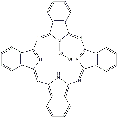 (氯酞花青)钴结构式